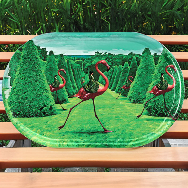 Gangzai ovales Tablett, Onirik Country Club, style